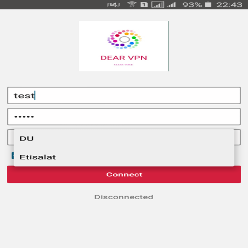 Dear VPN icon