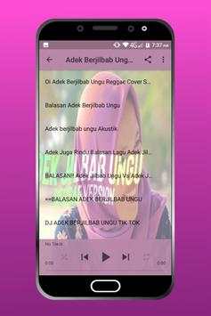 Adek Berjilbab Ungu   Lirik screenshot 2