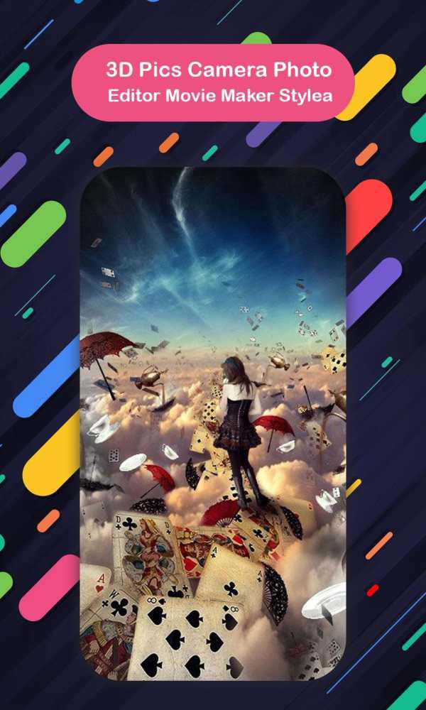 3D Pics Camera Photo Editor Movie Maker Style screenshot 1