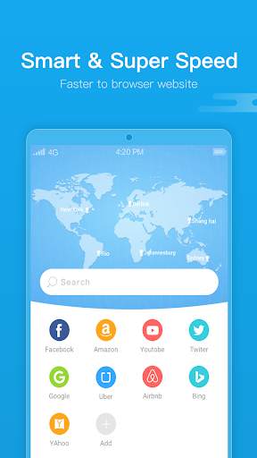 Web browser - Secure, Fast & P screenshot 1