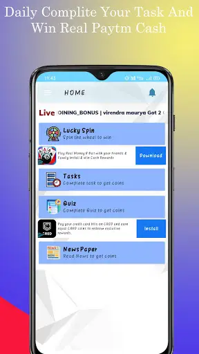 Quick Pay- Earn Wallet cash, spin & Play math Quiz screenshot 3