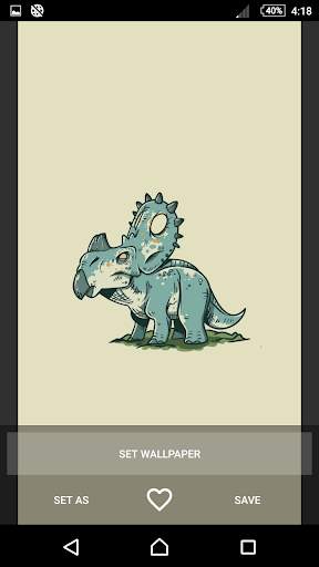 Cute Dinosaur Wallpaper screenshot 1