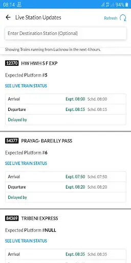 Live Train Status, PNR Status, Fare & Live Station screenshot 3