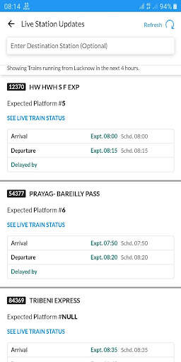 Live Train Status, PNR Status, Fare & Live Station screenshot 3