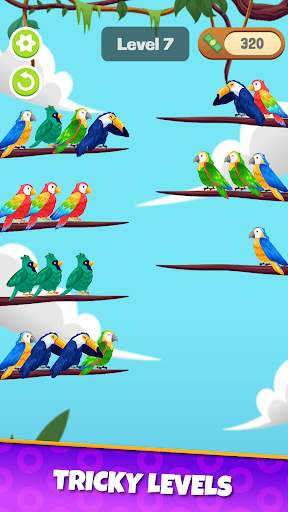 Bird Sort Puzzle: Sorting Game screenshot 3
