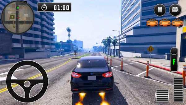 City Driving Ford Car Simulator screenshot 3
