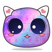 Klawiatura Emoji Galaxy Kitty on 9Apps