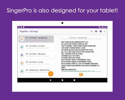 SingerPro Music Teleprompter screenshot 8