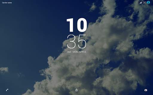 Clouds Xperia Theme screenshot 8