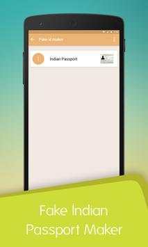 Fake Indian Passport ID Maker 2 تصوير الشاشة