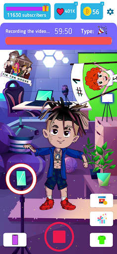 IDLE games TikTok Simulator Tycoon games screenshot 10