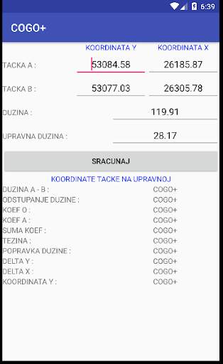 COGO  Topo Geodetic Calculator Control Geometry скриншот 4