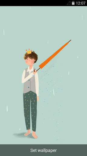 Rainy Romance Live Wallpaper screenshot 3