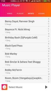 Bluesy Music Player screenshot 3