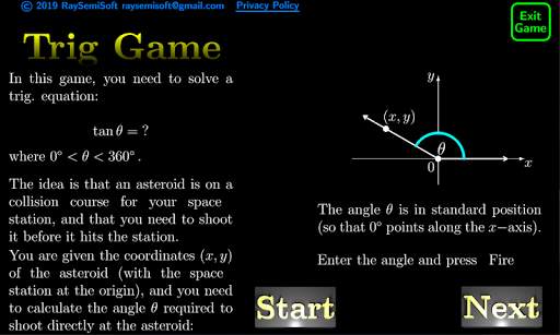 Trig Game screenshot 1