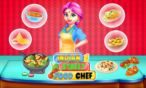 Indian Street Food Chef Games screenshot 1