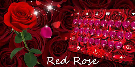 Red Rose Keyboard Theme screenshot 5