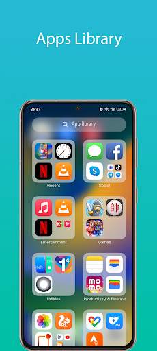 iOS 17 Launcher with App Lock screenshot 5