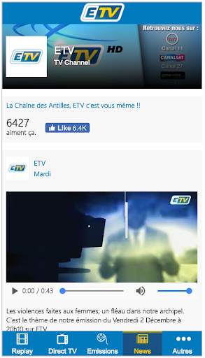 ETV EFM : télé et radio, info screenshot 3