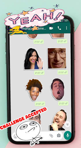 😍Animated memes Stickers for Whatsapp 😷 (GIF) screenshot 8
