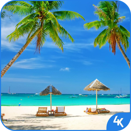 Beach Wallpaper (4k) आइकन
