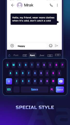 The One - Stylish  fonts and Keyboard screenshot 2