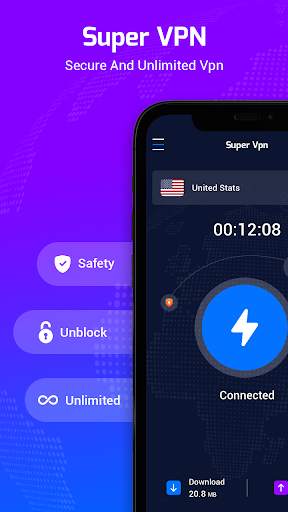 Turbo VPN - VPN proxy master screenshot 3