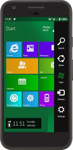 Metro UI Launcher 8.1 screenshot 3