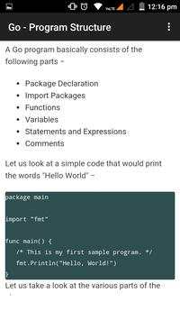 Go Programming 2 تصوير الشاشة