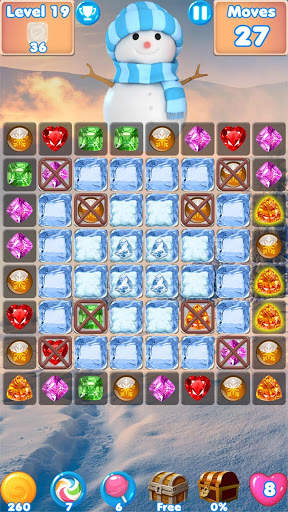 Snowman Swap - match 3 games and Christmas Games screenshot 6