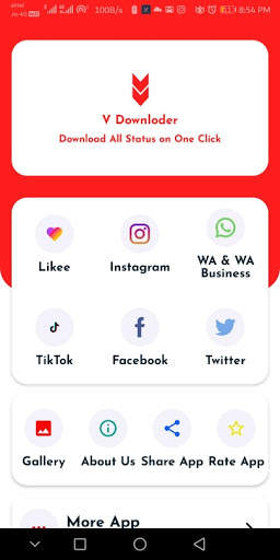 V Downloader - All Social Video downloader screenshot 1