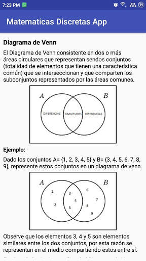Matemáticas Discretas App screenshot 4
