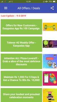 Easypaisa Daily Offers & Discounts - 2019 screenshot 2