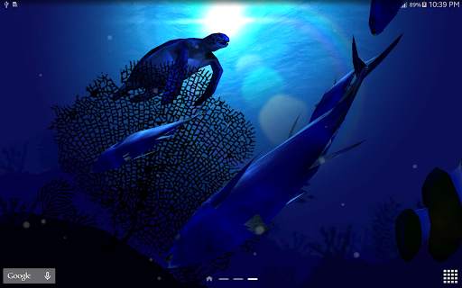 Ocean Blue 3D Live Wallpaper screenshot 14