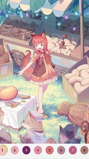 Paint Anime - Color By Number screenshot 4