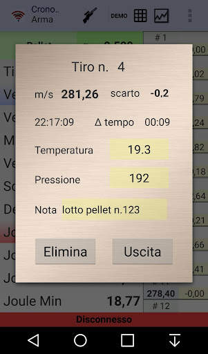 Crono Balistic screenshot 2
