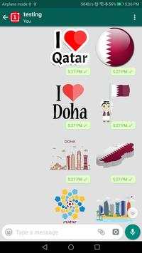 Qatar WhatsApp Stickers screenshot 5