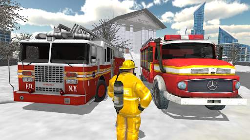 Fire Truck Rescue Simulator screenshot 6