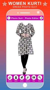 Women Kurti Dress Photo Suit Editor screenshot 6