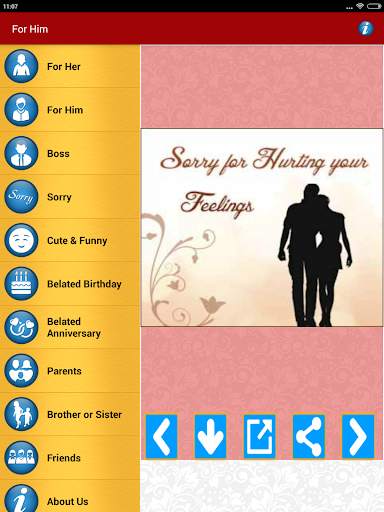 Sorry Cards & Picture Messages screenshot 12