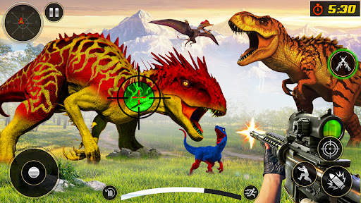 Wild Dinosaur 3D Hunting games screenshot 2