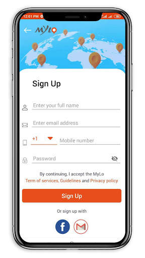 Mylo-share your location with digital codes screenshot 3
