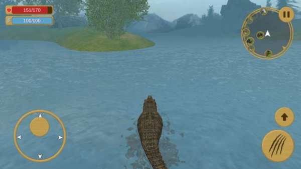 Wild Angry Crocodile Simulator स्क्रीनशॉट 2