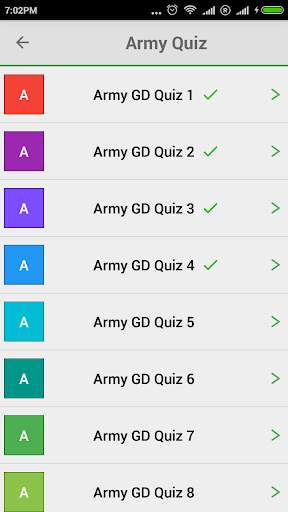 Army Bharti Exam Quiz screenshot 1