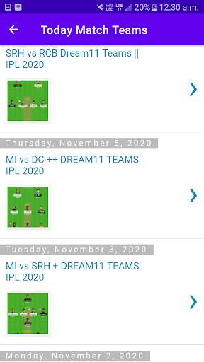 Best11 Teams screenshot 5