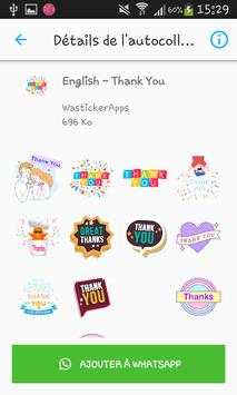 Thank you stickers for Whatsapp - WAStickerApps screenshot 3