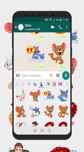 New Funny Cartoons for Whatsapp Stickers🦸 2020🦸 screenshot 7