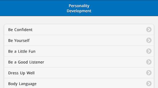 Personality Development App скриншот 5