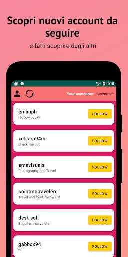 Followers Finder per Instagram screenshot 2