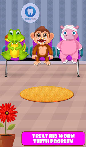 Jungle Animal Dentist Game screenshot 1